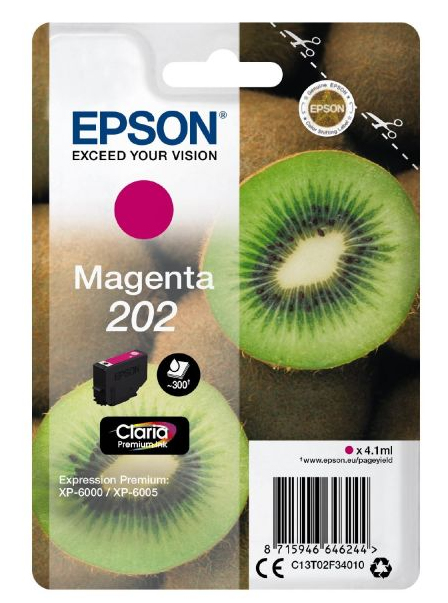 Epson Claria Premium 202 Magenta 4,1ml (Origineel) - ImageError