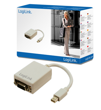Adapter DisplayPort mini 1.1a --> VGA LogiLink